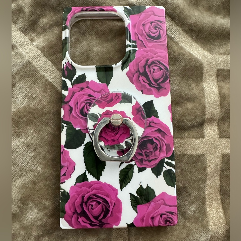 iPhone 14 protective case with ring holder.